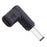 UC-090-5521MM 90 Degree Angled USB 3.1 Type C Female to DC 12V Plug Adapter PD Emulator Trigger Converter, DC5.5*2.1mm - 2