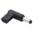 UC-090-5521MM 90 Degree Angled USB 3.1 Type C Female to DC 12V Plug Adapter PD Emulator Trigger Converter, DC5.5*2.1mm - 3