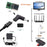 UC-090-5521MM 90 Degree Angled USB 3.1 Type C Female to DC 12V Plug Adapter PD Emulator Trigger Converter, DC5.5*2.1mm - 6
