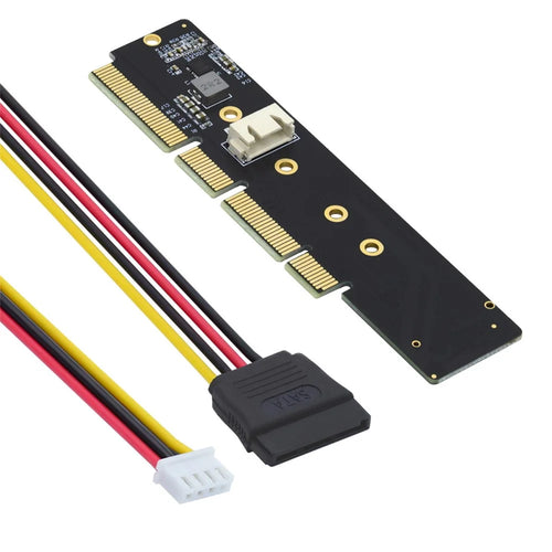 SA-048 NGFF M-key 110mm to PCI-E 16X Adapter Low Profile Height 3cm for 110mm 80mm SSD 1U Server - 1