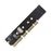 SA-048 NGFF M-key 110mm to PCI-E 16X Adapter Low Profile Height 3cm for 110mm 80mm SSD 1U Server - 6