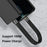 TB-005-0.22M ThunderBolt4 Flat Slim Cable 40Gbps 5A 100W Fast Charging Speed Supports 8K 60Hz 5K 60Hz Video Output - 2