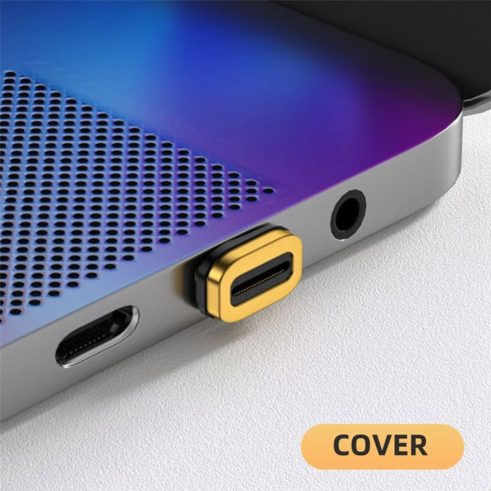 TB-005-MAGN 40Gbps Type C Male to Male Magnetic Connector Compatible with USB4 Thunderbolt3 Thunderbolt 4 100W Power Data 8K Video Adapter for Laptop Phone - 3