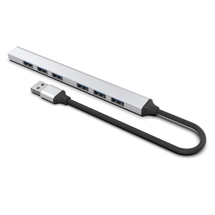 7-Port USB Hub High Speed Splitter Expander Adapter Docking Station for Laptop Hard Drive Mouse Keyboard - USB 3.0 - 2