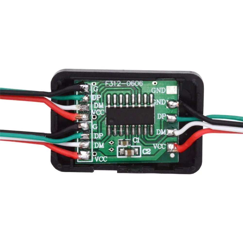 CN-003 PCBA for USB2.0 Ports Hub USB 1 to 2 Splitter with SR Cover for DIY OEM Parts 3.0mm Cable - 2