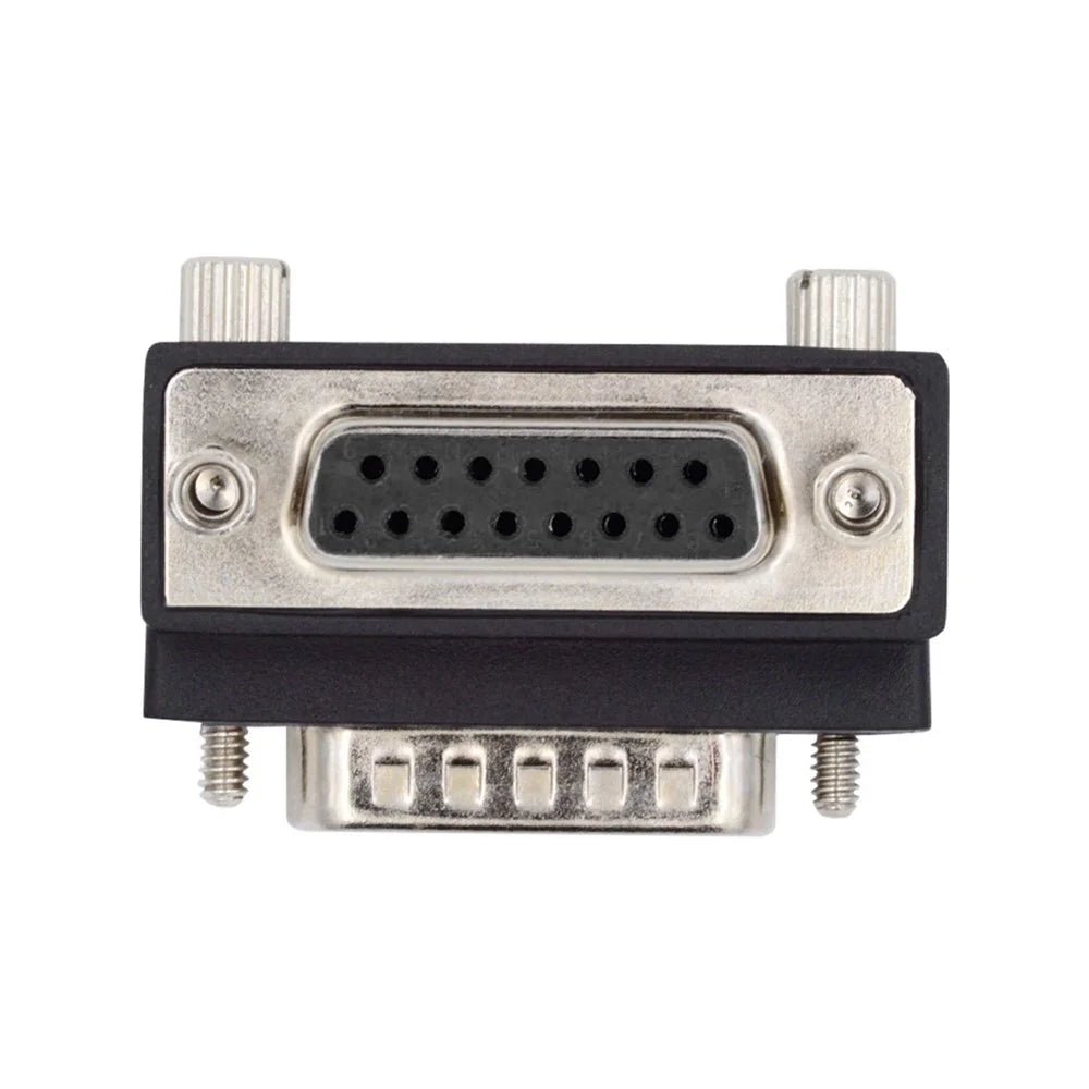 DB-003-UP DB-15PIN Up 90-Degree Angled Design DSUB D-subminiature 15Pin Male to Female Extension Adapter - 5