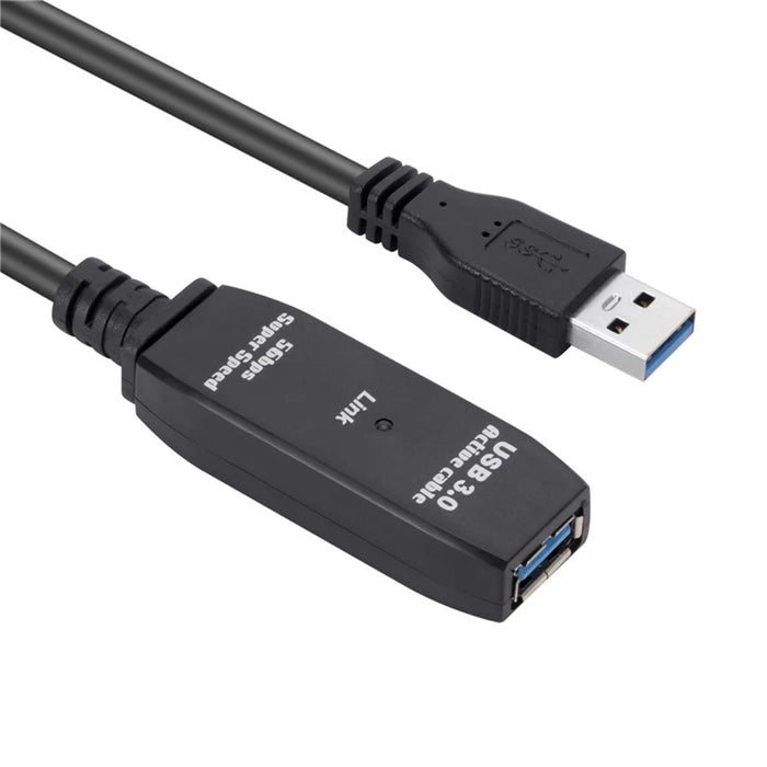 YC30 15m USB3.0 Male to Female Extension Cable 5Gbps High Speed Extender Cord - 1
