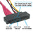 SF-008 SFF-8482 SAS 29Pin to SATA 22Pin Hard Disk Drive Raid Extension Adapter with 10cm Cable - 4