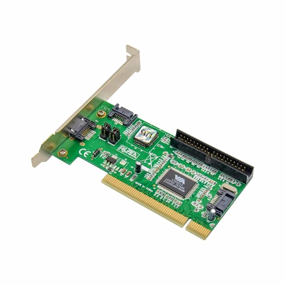 PCI VT6421 PCI Adapter IDE+SATA-150 RAID Array Convertor Card Supports PATA UDMA 6 Transmission - 4