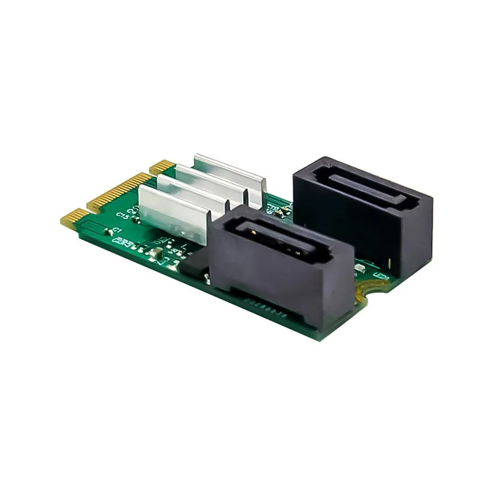 M.2 B+M-KEY ASM1061 Dual-Port SATA 6G Connector Built-in Style Hard Disk Conversion Card - 4