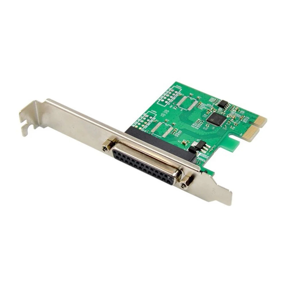 PCI-E X1 AX99100 DB25 LPT Printer Parallel Port Expansion Card Supports ASPM Power Management - 1