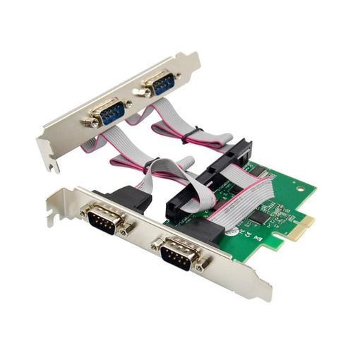 PCIE AX99100 4S DB9 I / O Express Serial Card COM1 Port RS232 Serial Card - 1