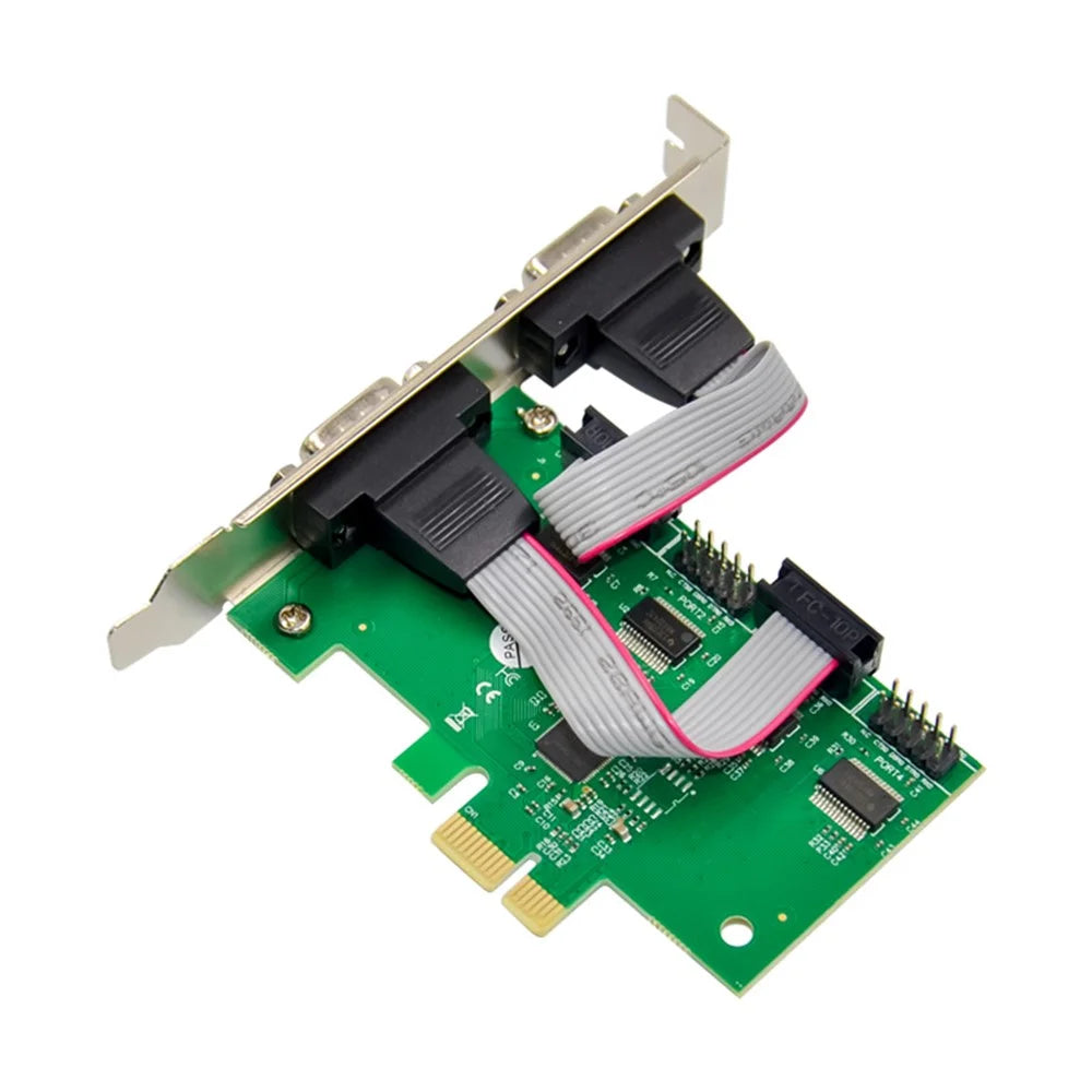 PCIE AX99100 4S DB9 I / O Express Serial Card COM1 Port RS232 Serial Card - 5