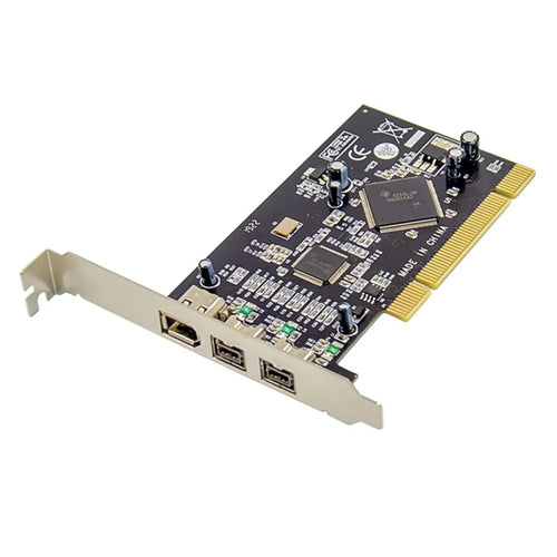 PCI 1394A+1394B FireWire 800 Capture Card SN082AA2+TSB81BA3 Dual Chip Control Processor - 1