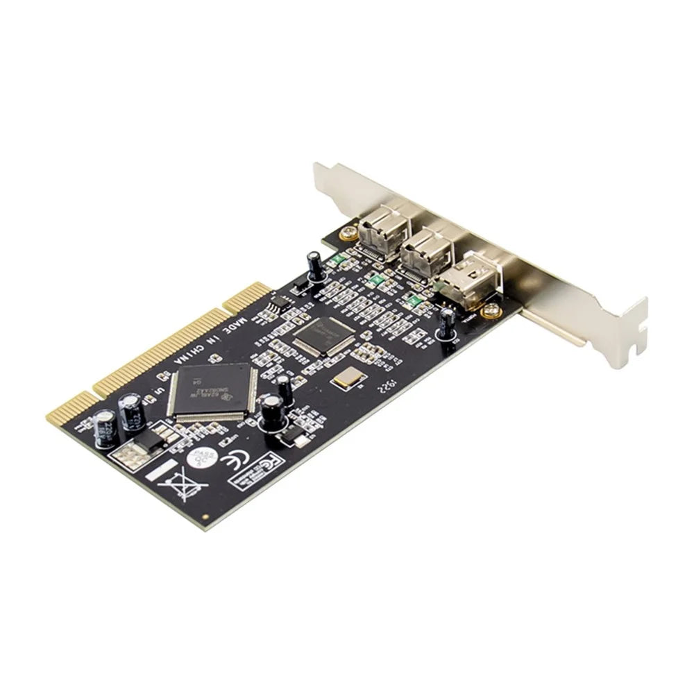 PCI 1394A+1394B FireWire 800 Capture Card SN082AA2+TSB81BA3 Dual Chip Control Processor - 5