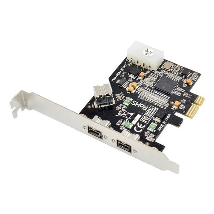 PCI-E x1 FireWire 3-Port TI XIO2213A 1394(2B+1A) Driver-free Video Capture Card - 4