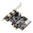 PCI-E x1 FireWire 3-Port TI XIO2213A 1394(2B+1A) Driver-free Video Capture Card - 5