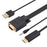 VGA to Displayport Adapter Cable 1.8m Video Adapter Cord VGA to DP Converter with Audio, USB Power Supply - 5