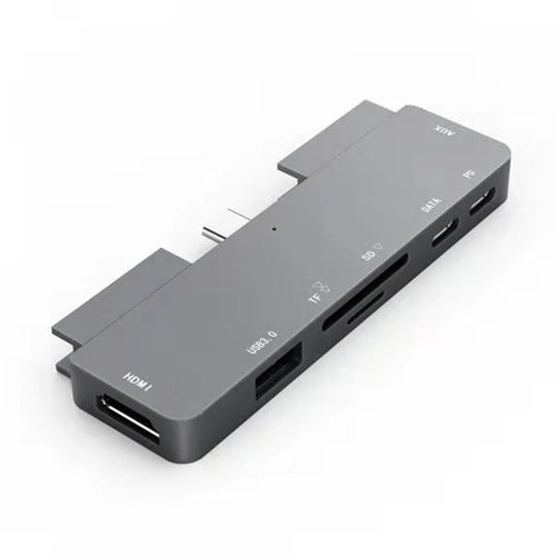UC300 Type-C 7-in-1 USB-C Docking Station 4K HD Type-C to HD Hub Multi-Port USB-C Adapter Hub Support 4K Resolution - 1
