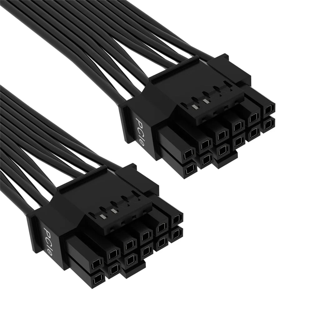 PW-013 30cm 12VHPWR ATX3.0 PCI-E 5.0 Power Modular Cable 16Pin to 16Pin Cord for 3080 3090TI PSU 12+4Pin Graphics Card - 2