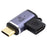 UC-028-LE 40Gbps USB4 Type-C Male to Female 90 Degrees Adapter Right Angled Magnetic Connector - 2