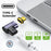 UC-028-LE 40Gbps USB4 Type-C Male to Female 90 Degrees Adapter Right Angled Magnetic Connector - 4