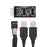 U2-128+UC-022 Dual USB 3.1 Front Panel Socket Key-A Type-E to USB 2.0 Type-A + 9Pin Cable Extension Adapter - 2