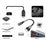 U2-128+UC-022 Dual USB 3.1 Front Panel Socket Key-A Type-E to USB 2.0 Type-A + 9Pin Cable Extension Adapter - 6