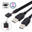 U2-128+UC-022 Dual USB 3.1 Front Panel Socket Key-A Type-E to USB 2.0 Type-A + 9Pin Cable Extension Adapter - 7