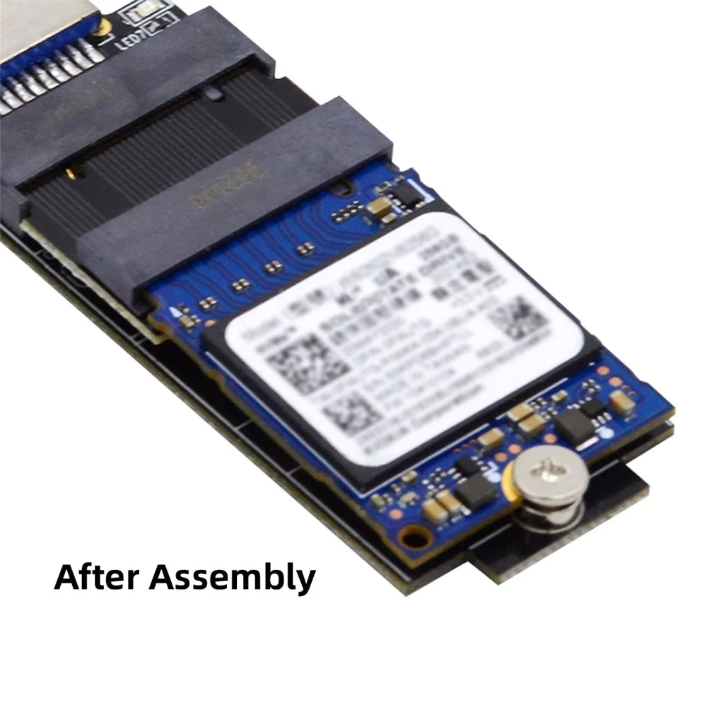 SA-047 NGFF B+M Key NVME M-Key 2230 to 2242 Male to Female Extension Adapter Card for 2230 2242 SSD - 6