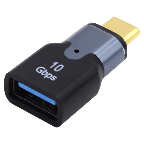 UC-028-AFB Magnetic Connector Type-C Male to USB 3.0 Female 10Gbps Data Transfer Adapter for Laptop Phone - 1