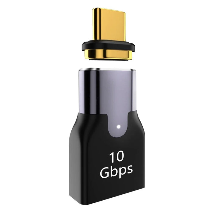 UC-028-AFB Magnetic Connector Type-C Male to USB 3.0 Female 10Gbps Data Transfer Adapter for Laptop Phone - 2