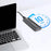 M.2 NVME / SATA Dual Protocol Hard Drive Case Aluminum Alloy SSD Enclosure Support UASP - Black - 4