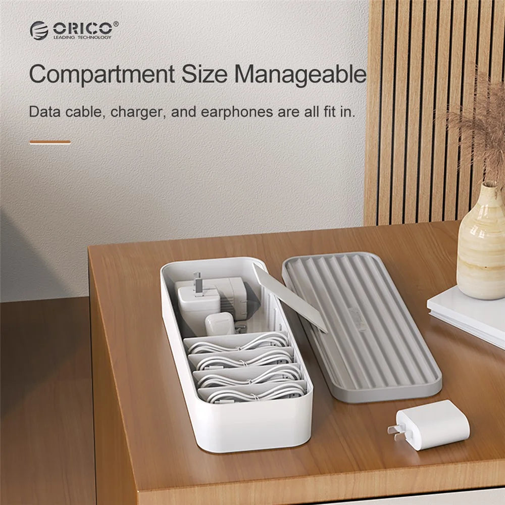 ORICO ORICO-CSB-18 Wire Cable Management Box Data Cable Charger Earphone Container Storage Case - 5