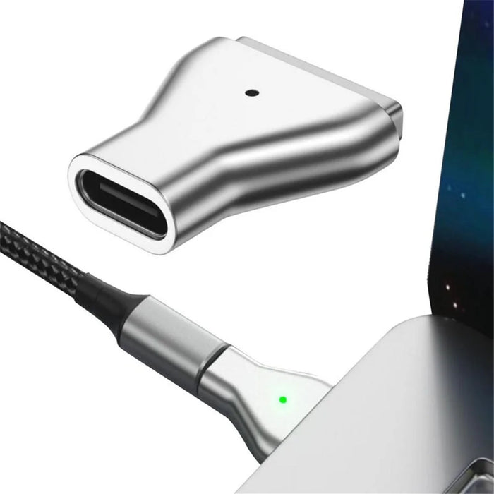For MacBook Air / Pro USB Type-C to Compatible with Magsafe 2 Magnetic Adapter Aluminum Alloy PD Fast Charging Adapter with Indicator Light - 3