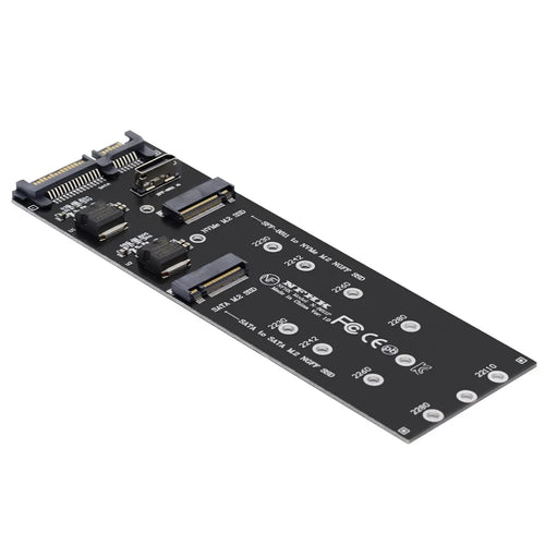 SF-055 Oculink SFF-8612 8611 to U.2 Kit M-Key to NVME PCIe SSD and NGFF to SATA Adapter for Mainboard - 1