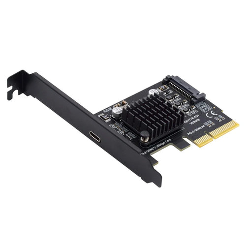 UC-104 USB 3.2 Gen2 Type-C 20Gbps USB-C to PCI-E 4X Express Card Adapter for Desktop Motherboard (ASM3242 Chip) - 1