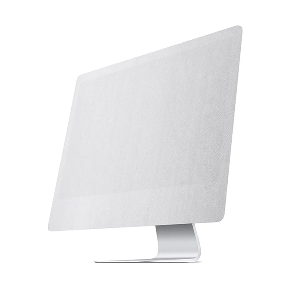 TXESIGN 21-inch Computer Screen Foldable Dustproof Protective Cover for Apple iMac Macbook Pro Air Samsung HP Dell Lenovo - Silver - 4