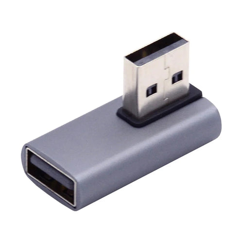 U3-018-RI 10Gbps USB3.0 Male to Female Extension Power Data Video Adapter, Low Profile 90 Degree Right Angled Type - 1