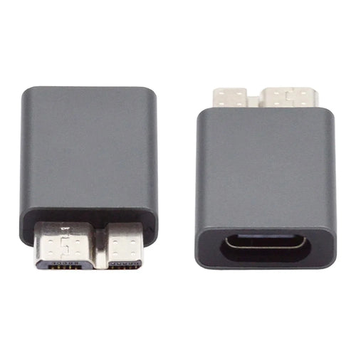 UC-082-MMCF USB-C USB 3.1 Type C Female to Micro USB 3.0 Male Data Adapter 10Gbps Data Power for Laptop SSD Disk - 1