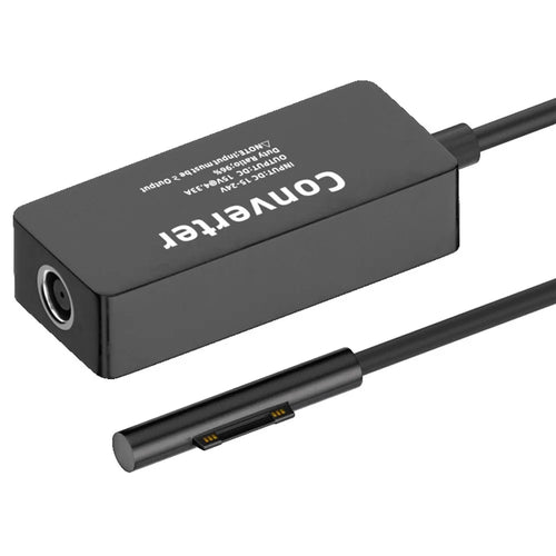 PW-016-4530MM DC 4.5X3.0mm Jack 65W 20V 15V-24V to Surface Pro 3 / 4 / 5 / 6 / 7 / 8 / 9 Charger, Magnetic Charging Converter - 1