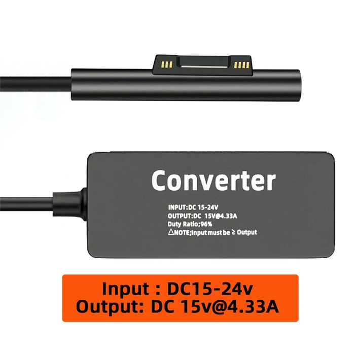 PW-016-TYPECF Type-C USB-C Female 65W DC 15V to Surface Pro 3 / 4 / 5 / 6 / 7 / 8 / 9 Charge Power Converter - 7