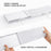 BESTAND For Apple Magic Trackpad 2 / 3  /  Magic Keyboard 2 / 3 Adjustable Bracket Desktop Holder Stand - White - 5