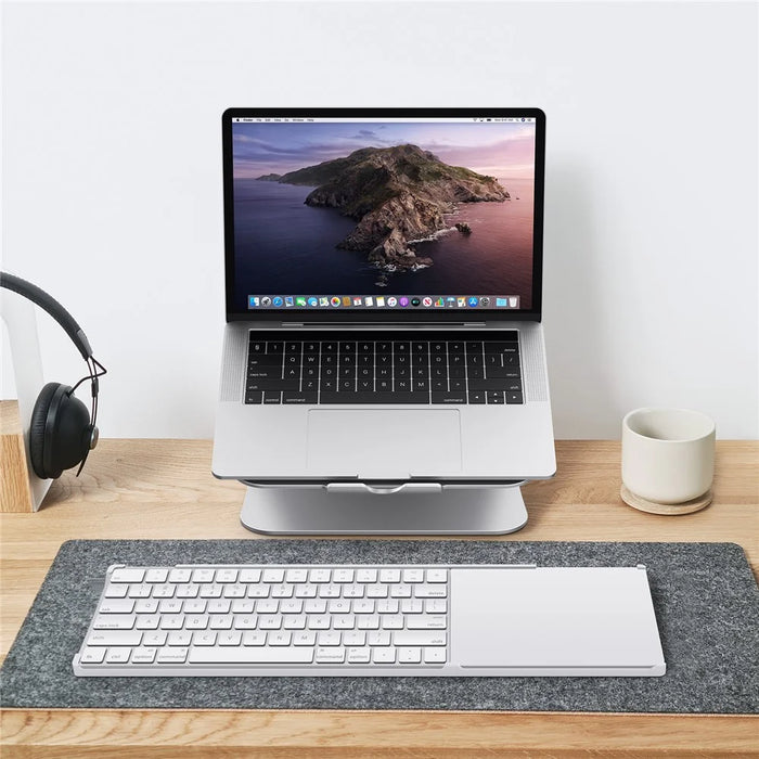 BESTAND For Apple Magic Trackpad 2 / 3  /  Magic Keyboard 2 / 3 Adjustable Bracket Desktop Holder Stand - White - 6