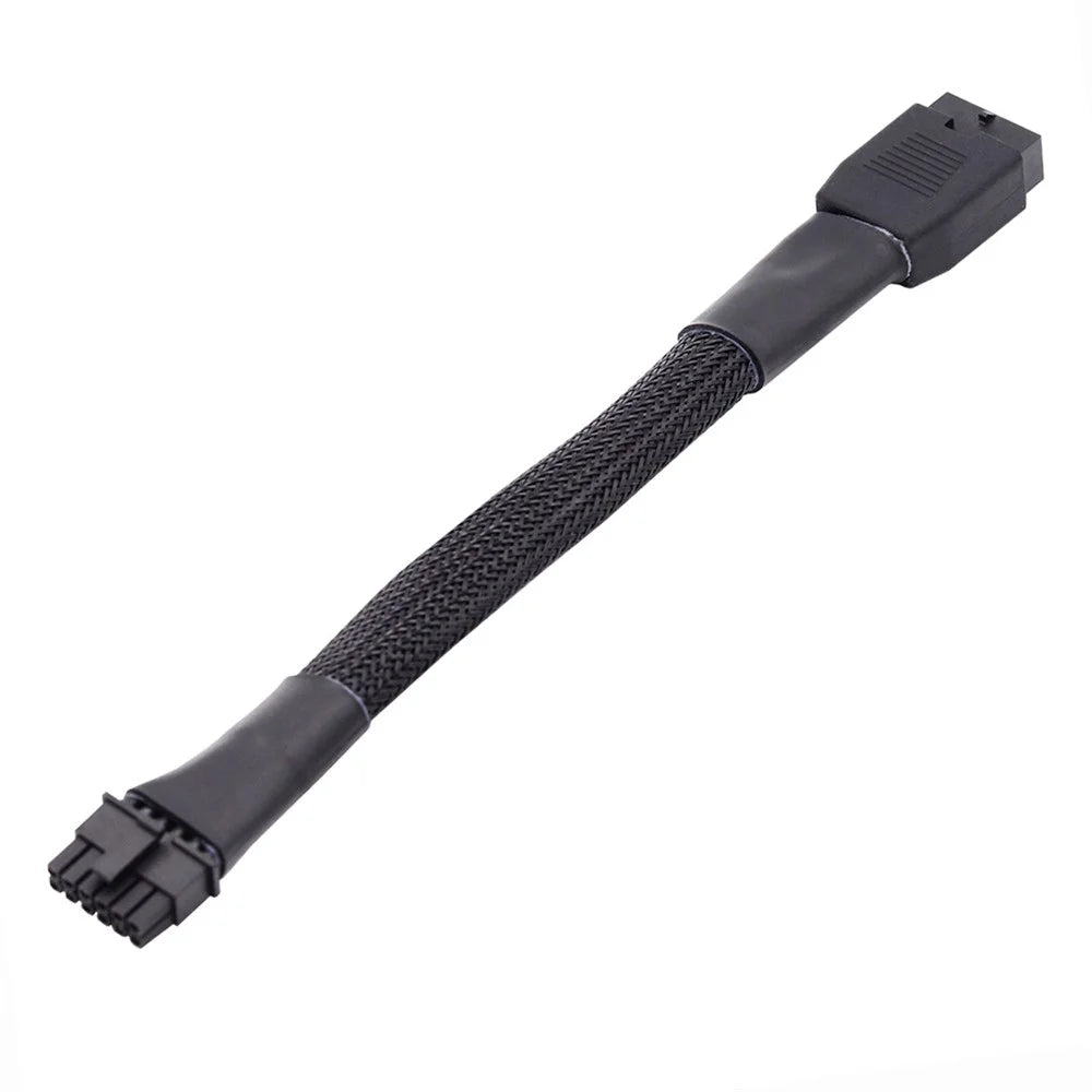 PW-043-BK 12VHPWR ATX3.0 PCI-E 5.0 Power Modular Extension Cable for 3080 3090TI PSU 16Pin 12+4P Graphics Card - 1