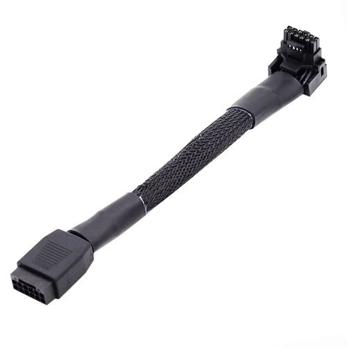 PW-043-DN 12VHPWR ATX3.0 PCI-E 5.0 Power Modular Down Angled Extension Cable for 3080 3090TI PSU 16Pin 12+4P Graphics Card - 1