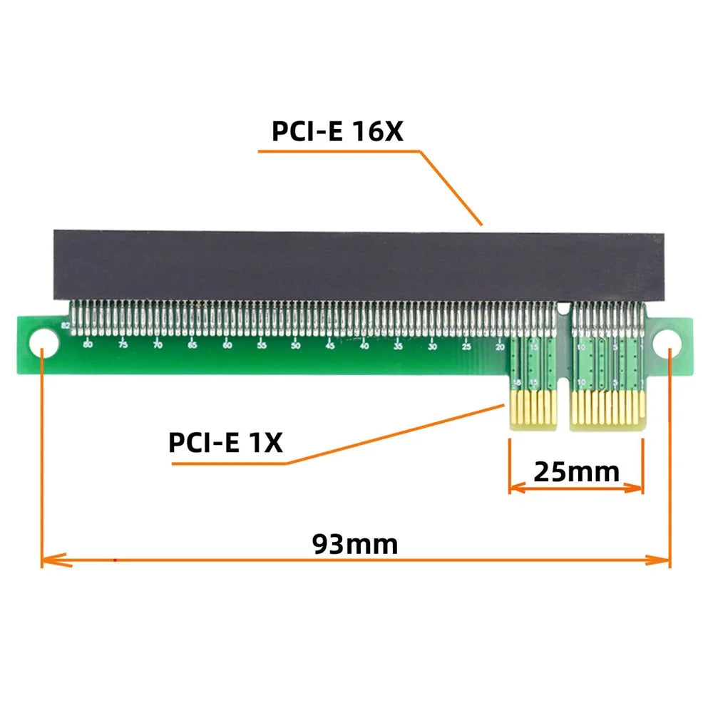 EP-011 PCI-E Express 1x to 16x Extender Converter Riser Card Adapter Male to Female Extension - 3