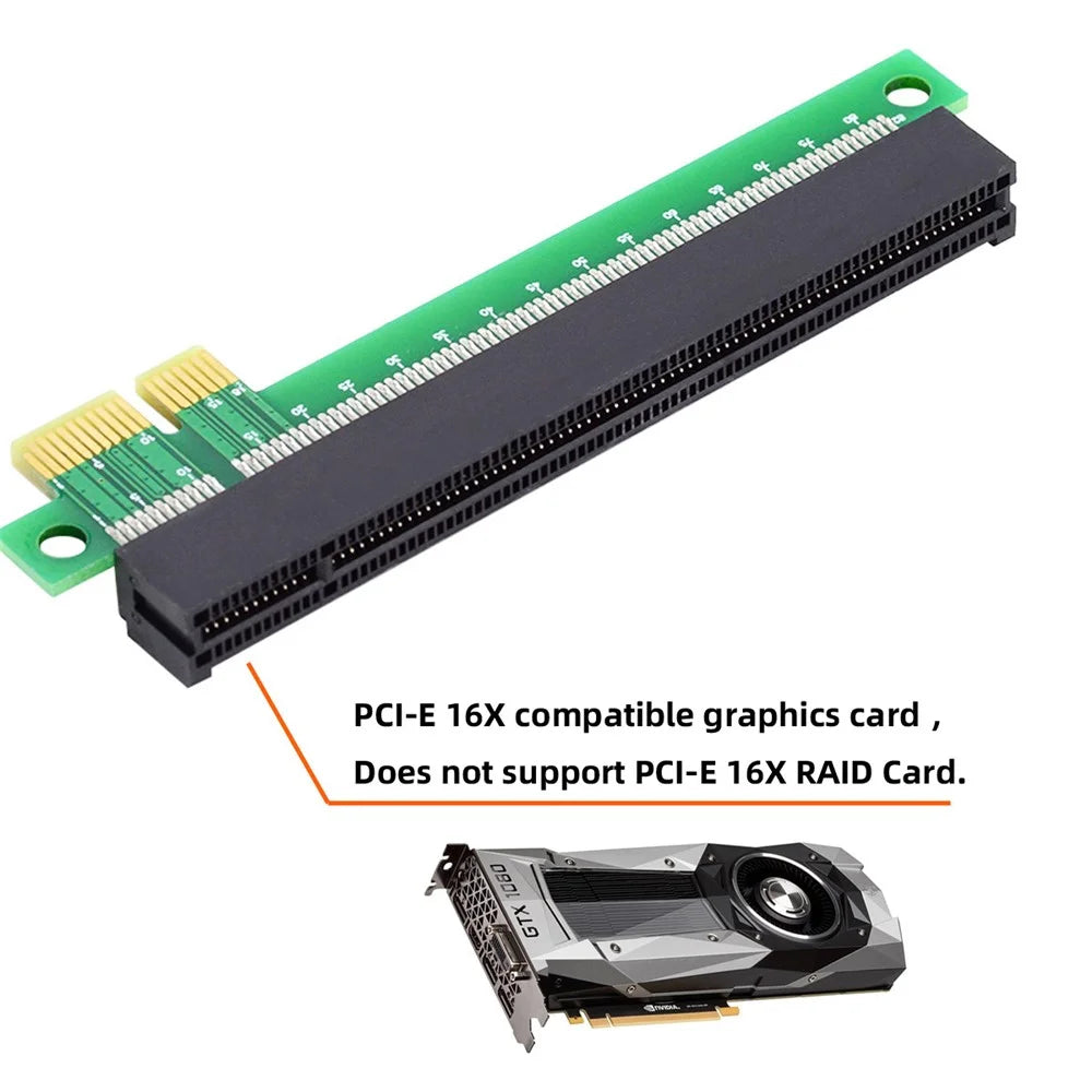 EP-011 PCI-E Express 1x to 16x Extender Converter Riser Card Adapter Male to Female Extension - 4