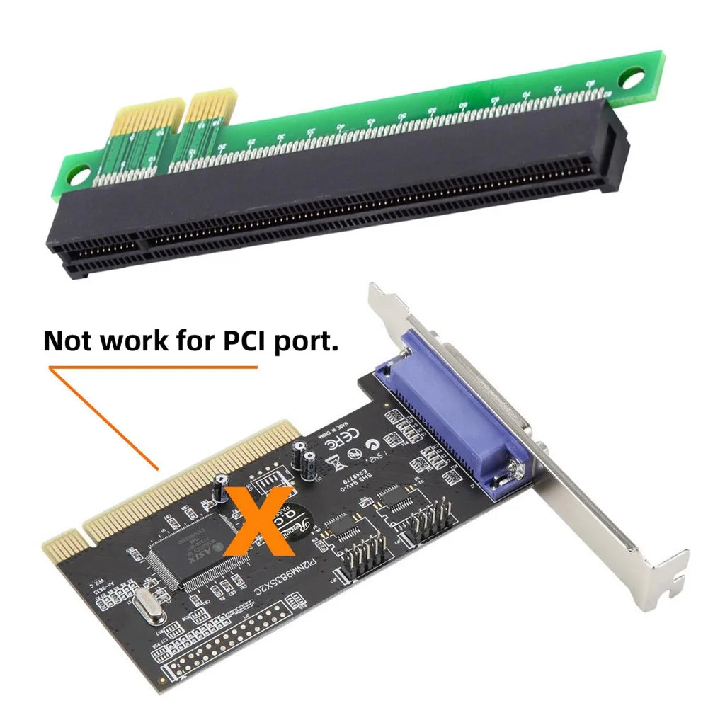 EP-011 PCI-E Express 1x to 16x Extender Converter Riser Card Adapter Male to Female Extension - 6