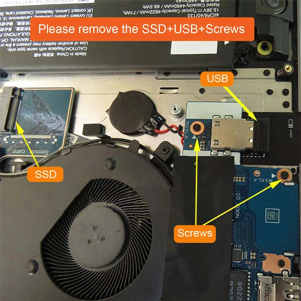 PCI-E 3.0 M.2 M-key to Oculink SFF-8612 SFF-8611 Host Adapter for ThinkBook 16+ Laptop External Graphics Card & SSD - 4
